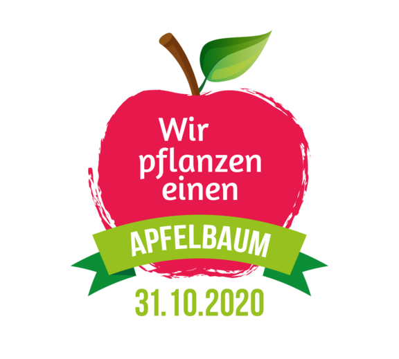 Aktion wir pflanzen einen Apfelbaum